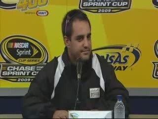 Juan Pablo Montoya's Top 12 Press Conference at Kansas
