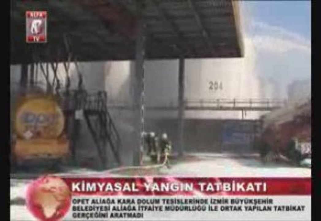 aliaga-yangın-tatbikati