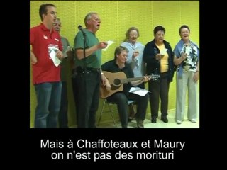 chanson des 204 chaffoteaux et Maury