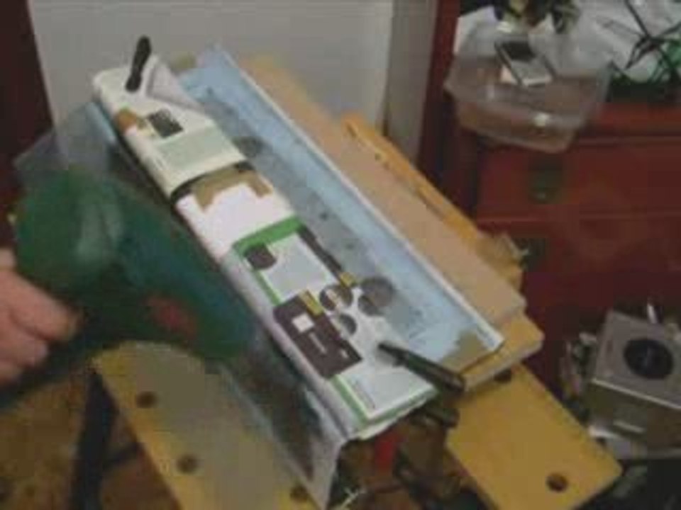 Doblar con calor metacrilato panel de control Arcade Cabinet