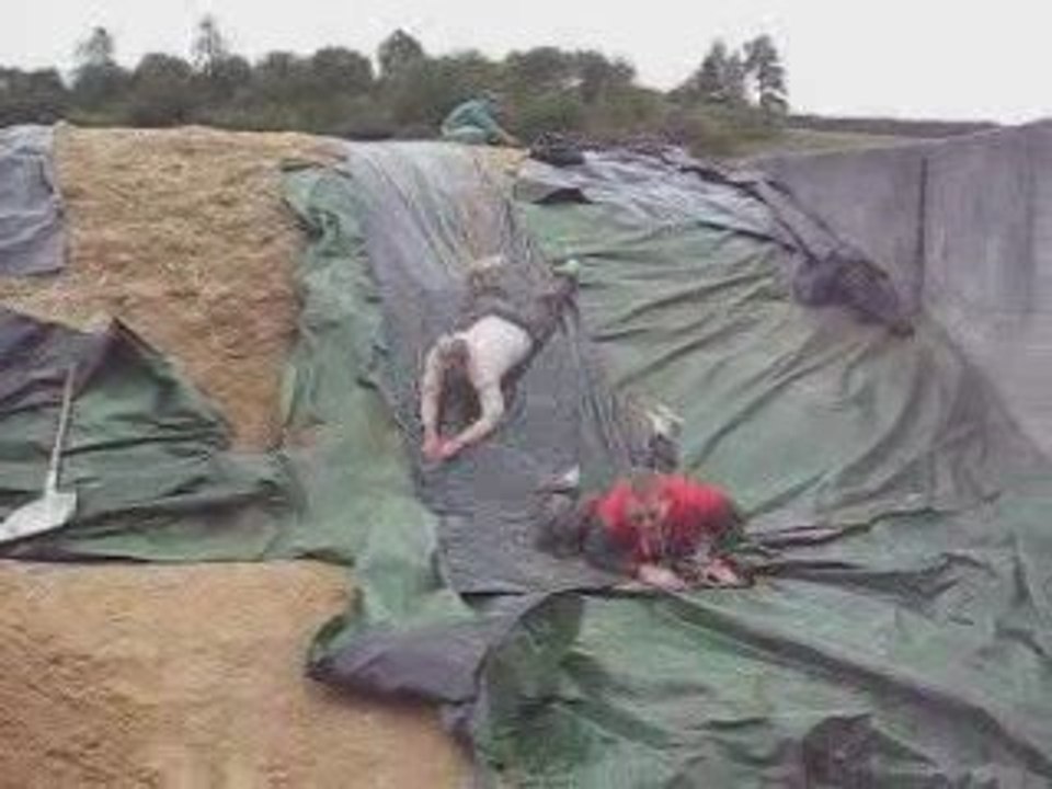 Glissades sur le Maïs