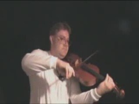 Alastair Brown, violist, plays JS Bach Partita #1, Allemande