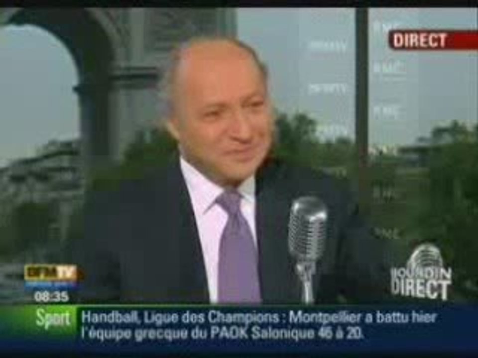 Laurent Fabius sur RMC Info / BFMTV, lundi 5 octobre 2009
