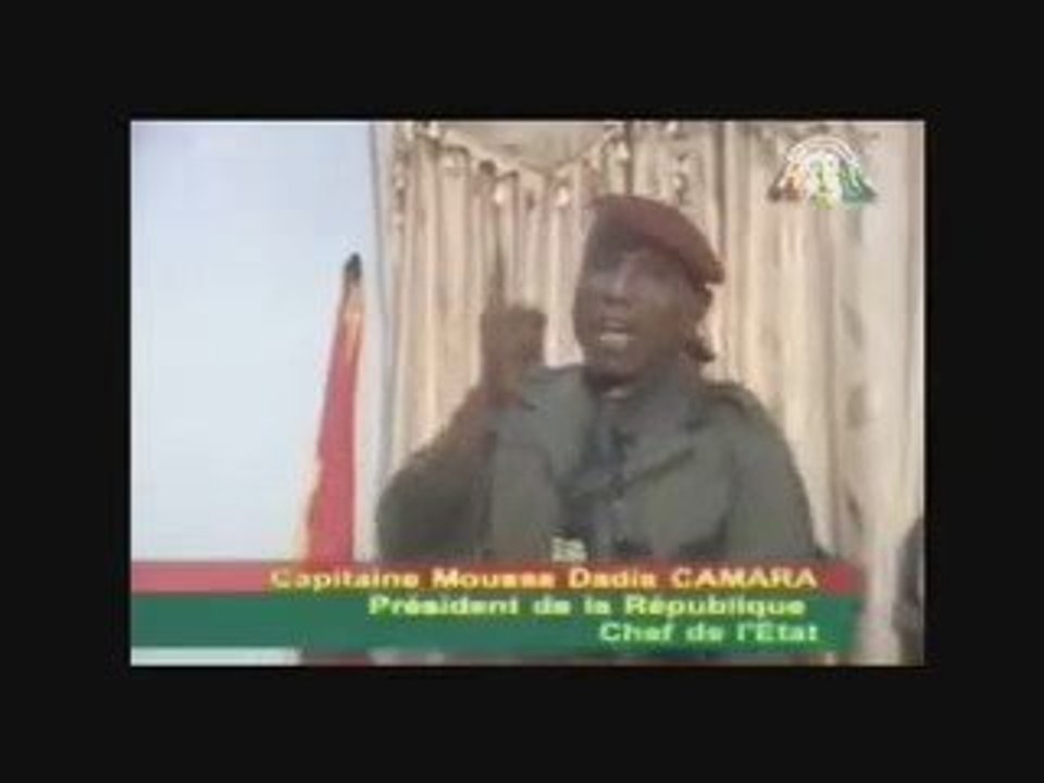 Moussa Dadis camara et le massacre du stade