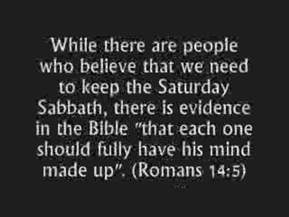 The Sabbath