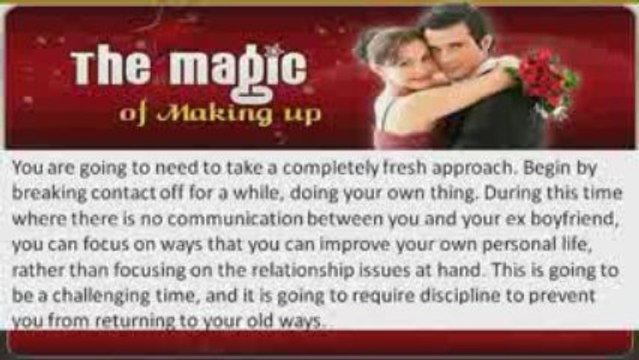 What Can I Do To Get My Ex Boyfriend Back