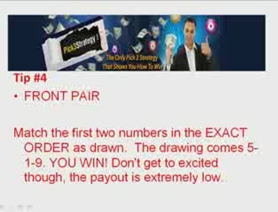 How To Win The Pick 3! Tips & Secrets Revealed video Dailymotion