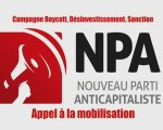 NPA: appel à la mobilisation pour la campagne BDS