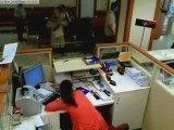 Bankadaki soygun girişimi güvenlik kameralarına yansıdı