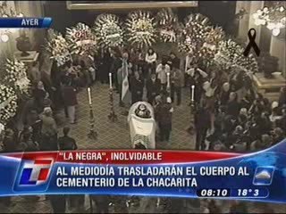 Artistas y amigos despidieron Mercedes Sosa