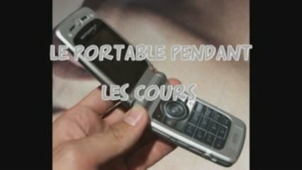 Le portable pendant les cours