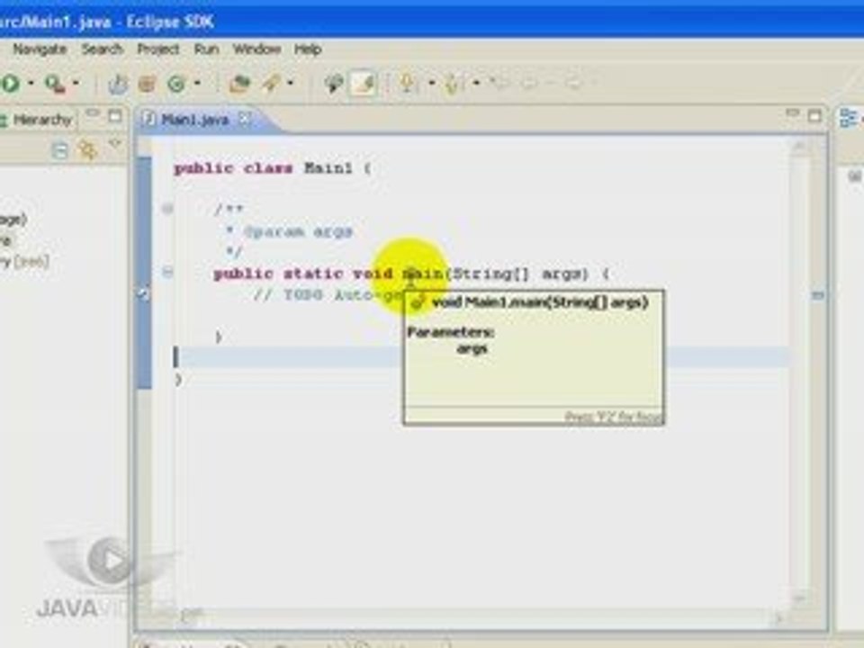 Java Tutorial: 4. Main Method Part 2