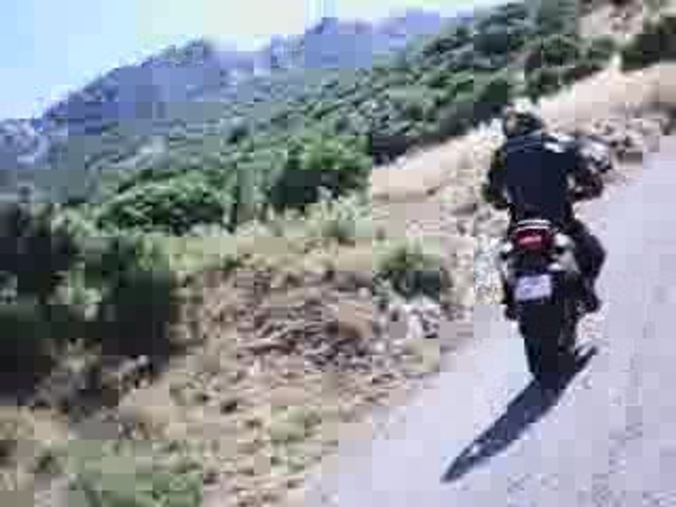 moto montée de la  st baume