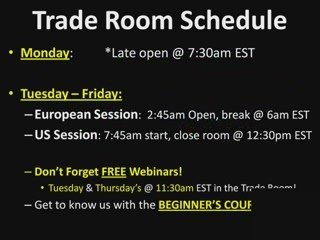 Consistent Profits in the Live Trade Room