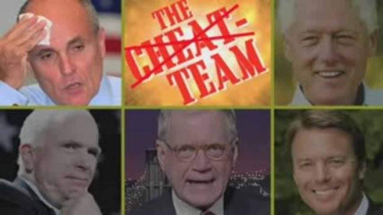Letterman Calls The Cheat Team