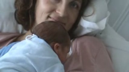 maman et bébé gaetan