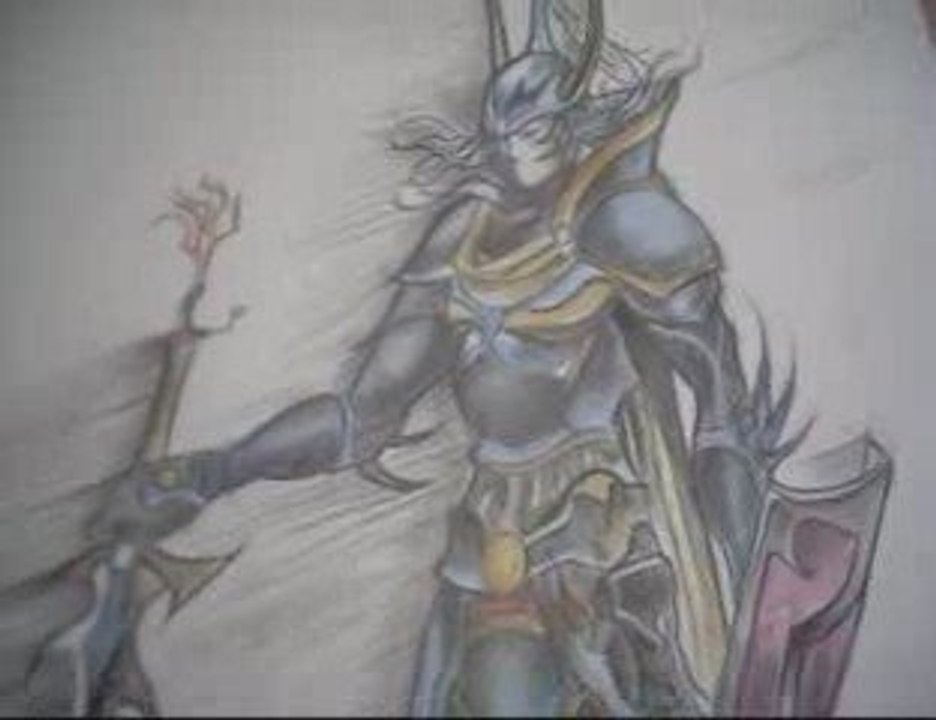 Final Fantazy - Warrior of light  dessiné par Mangaka44