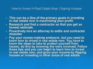 How To Invest In Real Estate Now-Guide To Flipping Houses