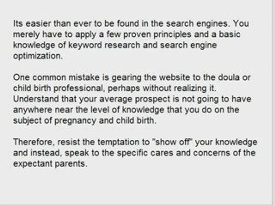 Doula Marketing: Effective Marketing For Doulas