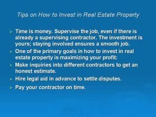 Learn How To Invest In Real Estate Property