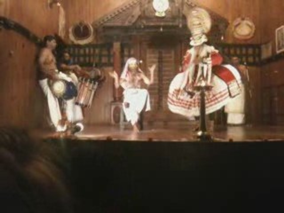 Séance 3 de kathakali à Fort Cochin (Kochi)