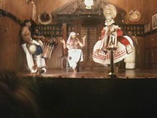 Séance 3 de kathakali à Fort Cochin (Kochi)