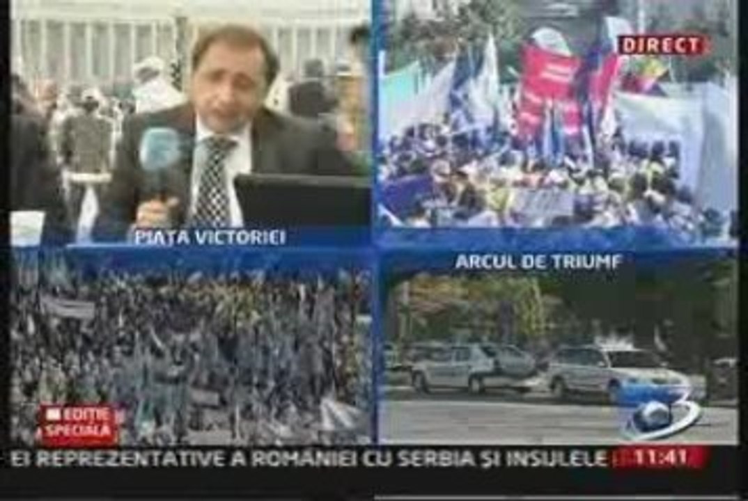 Sindicats Protest in Bucharest - Octombrie 2009,cd1