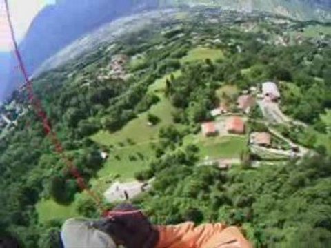 Vol en parapente depuis Varan ( PASSY 74 )