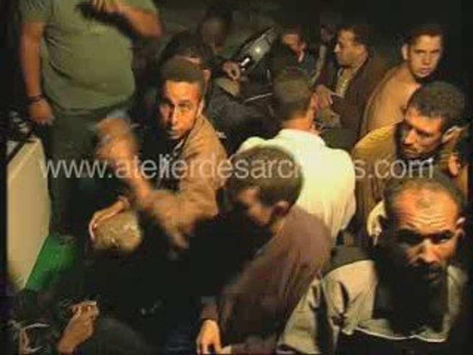 Immigrés clandestins arrétés dans le detroit de Gibraltar