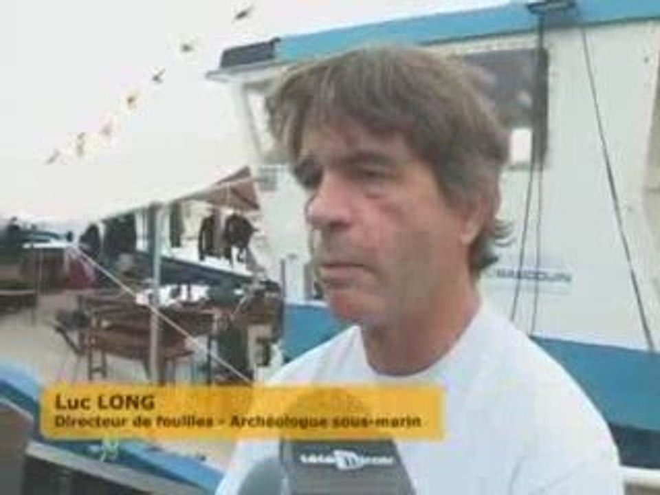 Les vestiges romains sortent du Rhône (Arles)