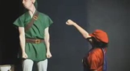 Mario Dance Fights Link