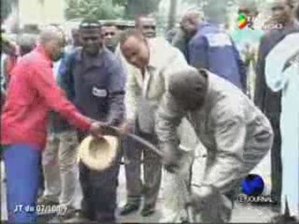 Opération de réhabilitation des cables de Congo télécom