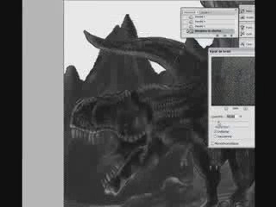 speed painting - tyrannosaure