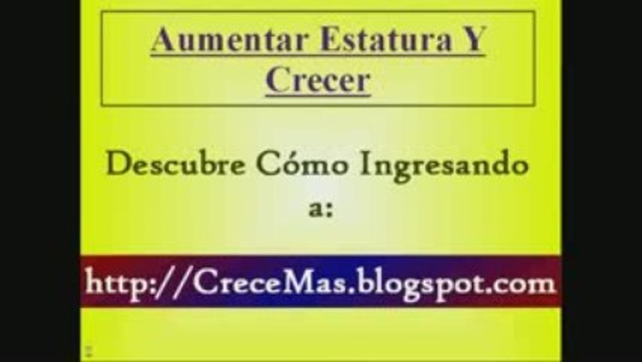 Aumentar Estatura Y Crecer Después De Los 21