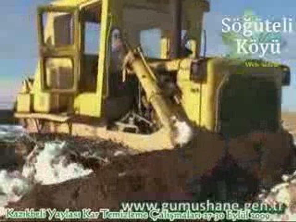 Kazıkbeli Yaylası Kar Temizleme Çalışmaları 27-30 Eylül 2009