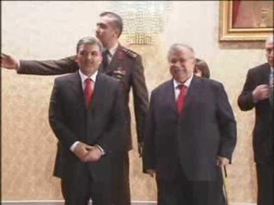Irak Cum.Talabani Cumhurbaşkanı Abdullah Gül'ü ziyaret etti.