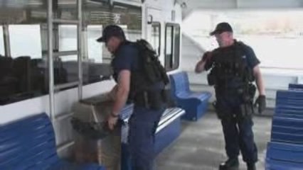 Coast Guard 2009 Fleetweek Ferry Security  Sweeps