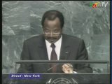 Propos Paul Biya Crise financière internationale ONU