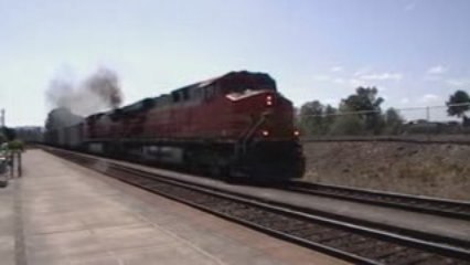 BNSF #7662 W/ a Loaded Coal