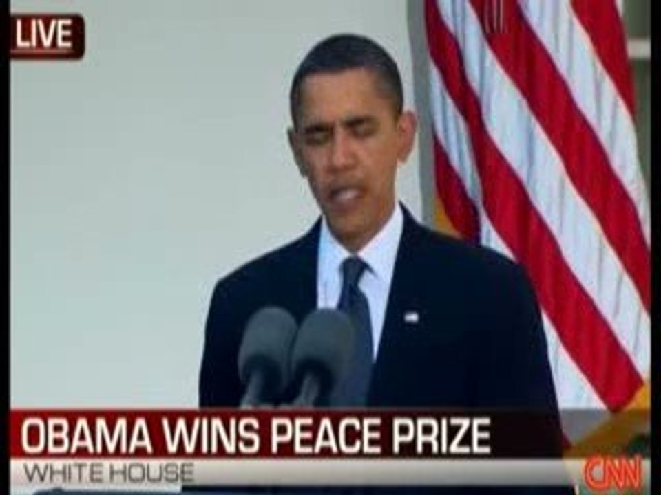 Co Obama powiedział jak dostał Nobla?