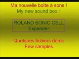 Démo de sons du SONIC CELL expander (Roland)