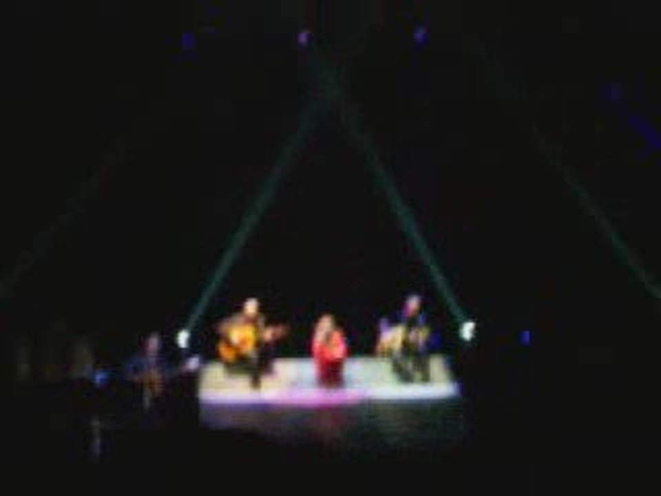 Lara Fabian qui chante en Live "La Différence"