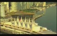 Aerial: Vancouver Convention Centre - BC, Canada