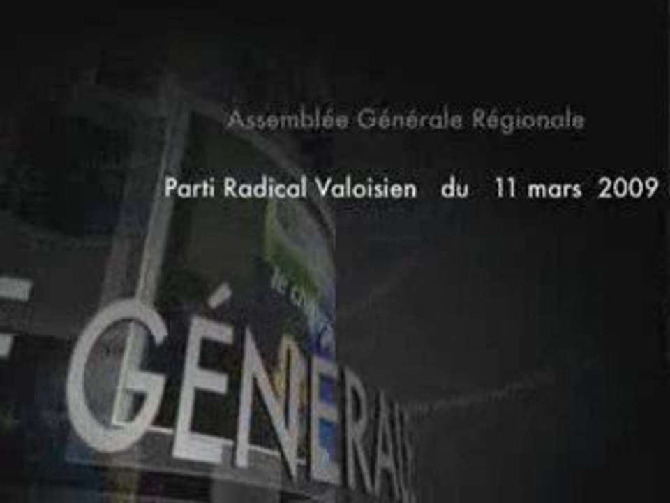 Assemblée Régionale du 11 Mars 2009