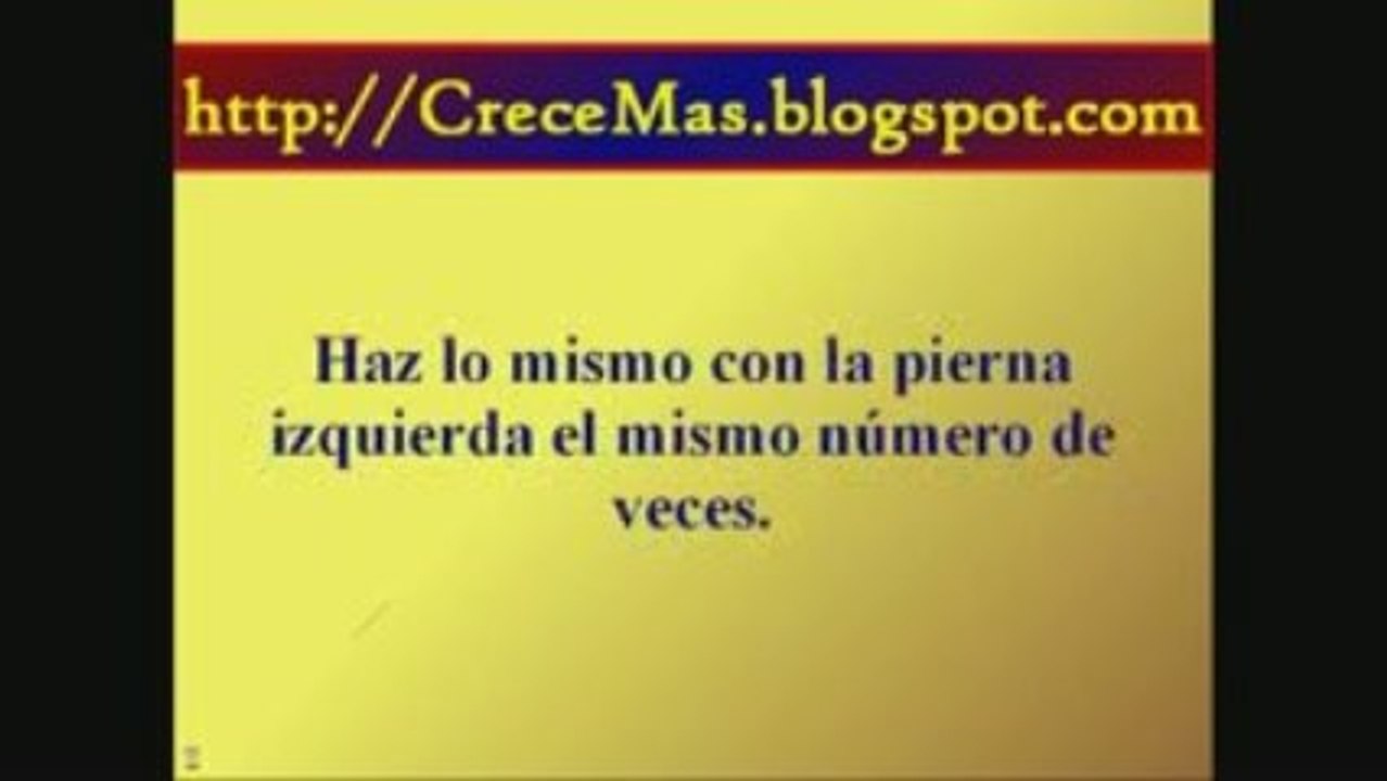 Aumentar Estatura: Semana1_4b. Crecer Estatura.