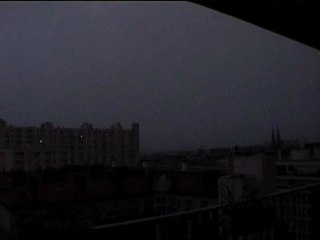 Orage sur Paris en Mai 2007