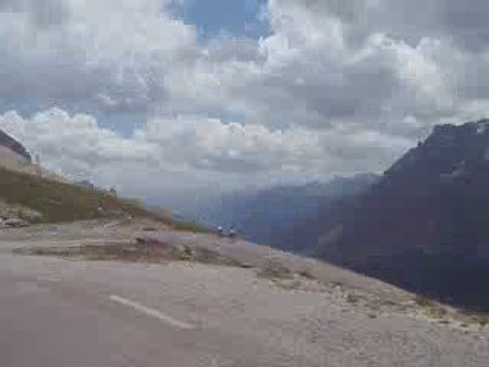 Terrot 350 en montagne descente du Galibier Manu
