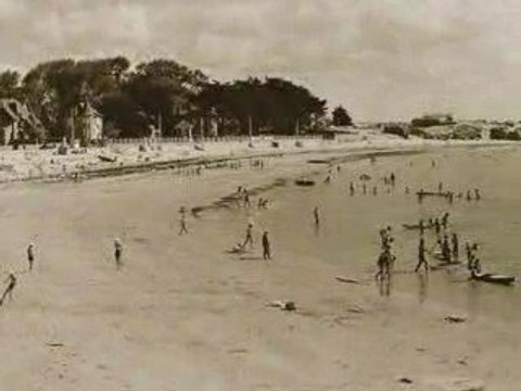 la plage de toulhars autrefois a larmor-plage