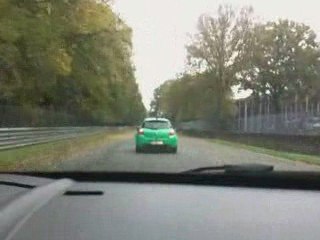 tour de chauffe derriere pace car