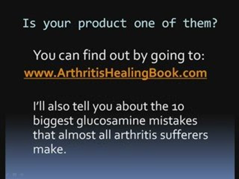 Are you taking the best glucosamine chondroitin?